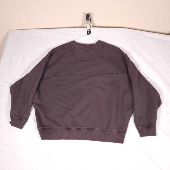 Outdoor Voices Organic Cotton Sweatshirt Brown Mens Size 3XL Fleece Pullover - Picture 2 of 15